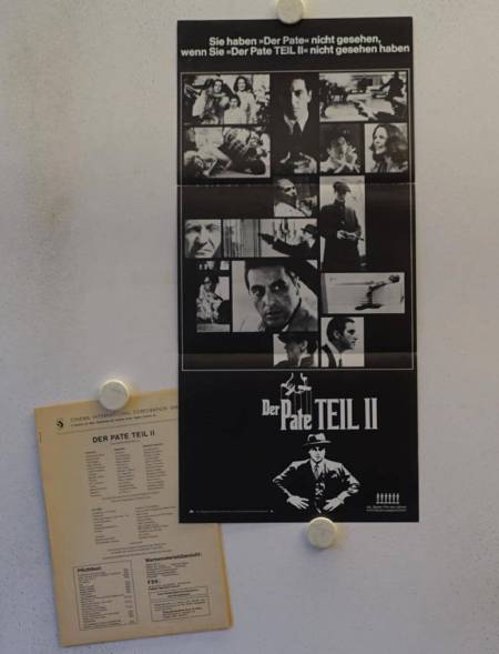The Godfather Part II original release german pressbook